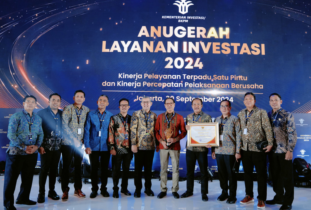 Pemkab Badung Raih Anugerah Layanan Investasi Terbaik Tahun 2024